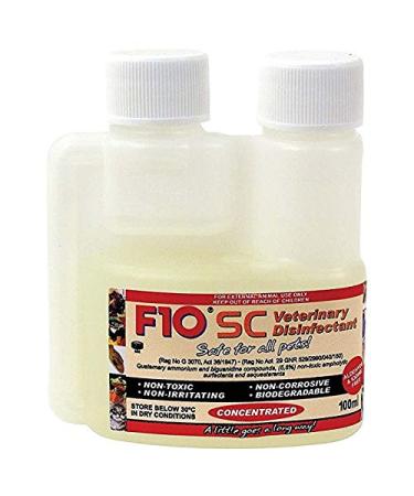 FabFinchesUK F10 SC 100ml Veterinary Disinfectant Birds Pet Bird Reptiles Cage Cleaner Vet