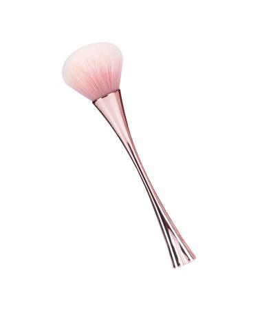 Setting Powder Brush - Blush Makeup Brush for Loose Powder - Powder Foundation Brush Cosmetic Brushes for Complete Coverage and Prefect Finish Standing four-leaf clover makeup brush gold + PVC