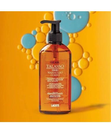 Guam Thalassotherapy Anti Cellulite Massage Oil - Essential Oils for Lymphatic Drainage & Cellulitis Treatment - 200ML | Guam Beauty - Buy Online on GoSupps.com