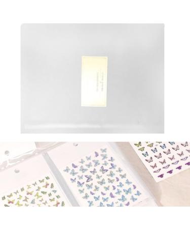 Nail Sticker Album Nail Art Decal Storage Bag Card Display Book Container 80 Slots Nail Decal Storage Bag Card - Buy Online on GoSupps.com