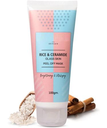 NN Rice & Ceramide Peel-Off Mask in Korean Glass 100g | For flawless skin and a radiant complexion | Paraben-free