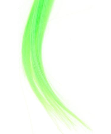 Bright Color Hair Extensions Hairpiece for Cosplay Colored Hair Extensions Dress Up with Straight Hairpiece Convenient Application Suitable for Daily Use (Fluorescent Green) - Buy Online on GoSupps.com