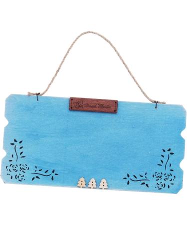 ABOOFAN Blank Hanging Wood Plaque Sign Halloween Body Parts Door Plaque House Number Wooden The Sign medium Blue - Buy Online on GoSupps.com