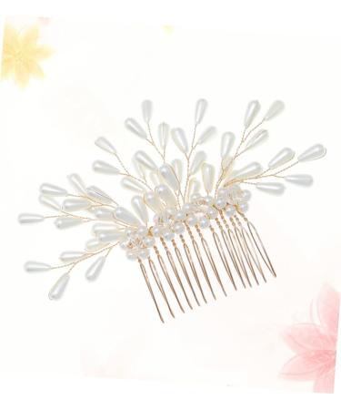 Angoily Bride Headpieces for Wedding Side Hair Comb Hair Claw Clips for Women Goody Hair Clips for Women Hair Combs for Women Crystal Hair Comb Tiara Pearl Accessories Miss - Buy Online on GoSupps.com