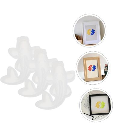 3pcs Carp Silicone Mold Gummies Candy Goldfish Resin Mold Pendant Silicone Mold Non Stick Silicone Mold Silicone Animals Carp Candy Fondant Flexible Decorate Silica Gel White 2X4X5.8CM - Buy Online on GoSupps.com
