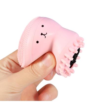 Octopus shape waterproof facial washer peeling pore cleaning brush for deep cleaning of imprints suitable for all skin types silicone-gesich