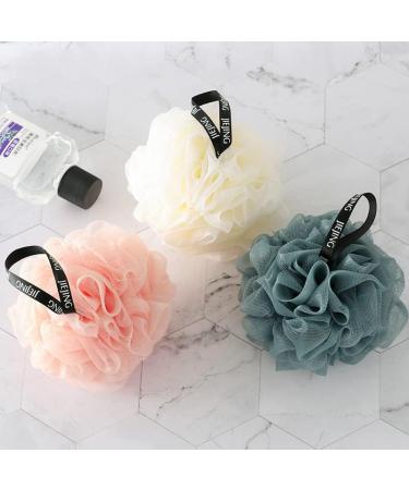 5-Pack Shower Puff Balls | Soft Loofah Sponge for Exfoliating & Scrubbing | Perfect Bathing Accessory for Adults - Buy Online on GoSupps.com