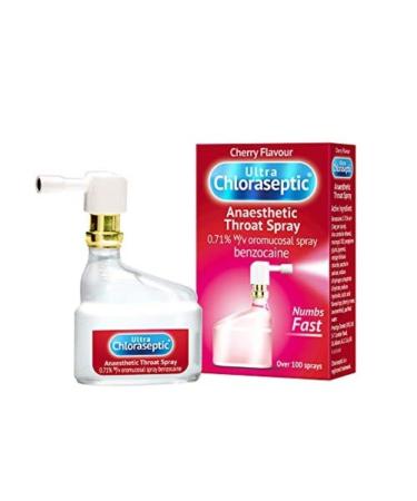 Ultra Chloraseptic Anaesthetic Throat Spray 15 ml Cherry Flavour Fast Acting Relief for Sore Throat Pain