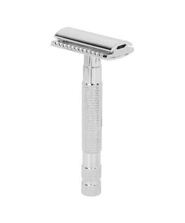 Razor plane environmentally friendly manual razor zinclegation firmly robust ergonomically safe stable wear -resistant for facial care for the hairdressing salon for journey home (silver)
