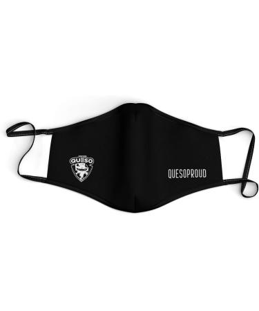 Team Queso Unisex Logo Masks - Black & Blue - International Shipping Available - Buy Online on GoSupps.com