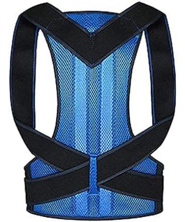 Back Posture Corrector For Women And Men Upgraded Posture Brace With 2 Supportive Bars And Comfy Underarm Pads Pain Relief Lumbar Support Shoulder Blue XL Blue XL