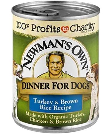 Newman's Own Turkey & Brown Rice Dog Food, 12.7 oz (Pack of 12) - Premium Natural Nutrition - Buy Online on GoSupps.com