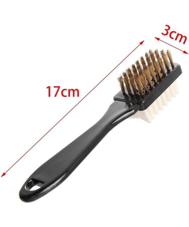 Home Shoes Brushes 2-Sided Cleaning Brush Rubber Eraser Set Fit for Suede Leather Nubuck Shoes Steel Plastic Rubber Boot Cleaner Bathroom Tool Brush Onecolor - Buy Online on GoSupps.com