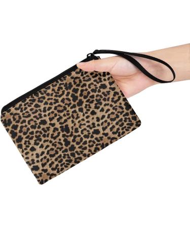 Jeiento Small Leopard Coin Purse & Wallet - Stylish Zipper Clutch Bag for Travel | Perfect Mini Coin Bag - Buy Online on GoSupps.com