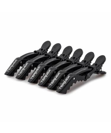 Termix set of 6 professional hair clips. Soft touch style. Perfect hold of hair. Color: matte black. Matte black color - Buy Online on GoSupps.com