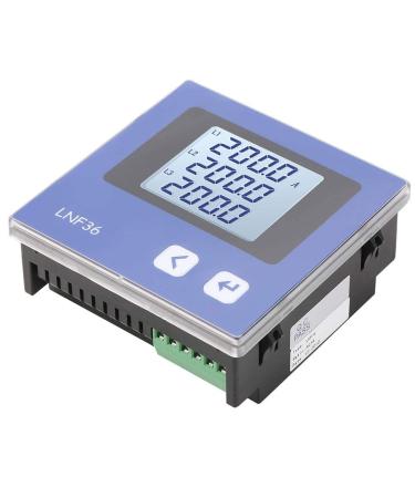 Digital Ammeter Current Tester Intelligent Power Meter Three-Phase Ac Current Band Communication Measurement Ammeter(LNF36)
