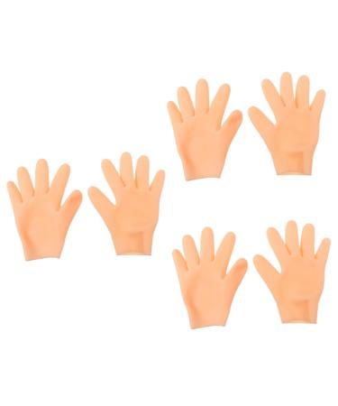 POPETPOP 3 Pairs Moisturizing Gloves Moisture Gel Gloves Sleep Lotion Anti- Wrinkle Gloves Lotion with SPF Finger Gloves Gloves Sleeping Gloves Women's Anti-Crack Hand Mask Sebs