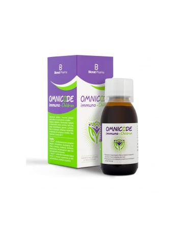 Omnicode Immuno Syrup for Children over 1 year - maintains the body's natural defenses, resilience and fully supports the immune system - 120 ml