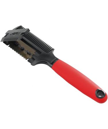 Ferplast Double Comb with Razor Blade for Dogs - Thinning Comb 18.3 x 4.5 x 1.8 cm | International Shipping Available - Buy Online on GoSupps.com