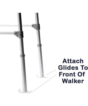Carex Universal Walker Skis Glides - Fits Most Walkers - 1 Pair (1 1/8 Inch) Included - Buy Online on GoSupps.com