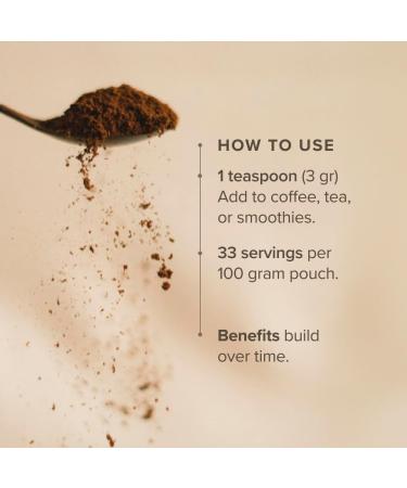 Canadian Chaga Mushroom Powder Tea Cut by Bloomable I Anti-Inflammatory & Antioxidants (100 gr) - Buy Online on GoSupps.com