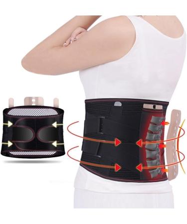 Thredn XXL Lumbar Support Belt - Waist-Supporting Warm in Winter Adjustable Velcro Abdominal & Lumbar Protection | Shop Now - Buy Online on GoSupps.com