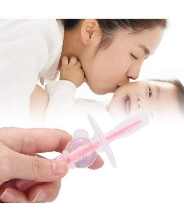 Kids Teething Toys for Toddlers - Soft Silicone Teether for 0-2 Years (Pink Rose) | Gum Care Essentials - Buy Online on GoSupps.com