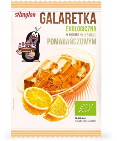 Orange flavored jelly BIO 40 g AMYLON - Buy Online on GoSupps.com