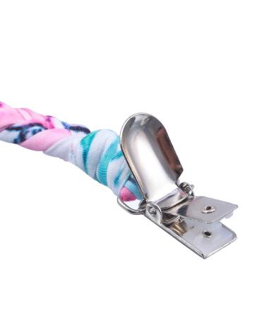 Pacifier Clips for Boys and Girls - Hand-Made Braided Soothie Leash - 4 Pack in Gray, Yellow, White, Blue - Buy Online on GoSupps.com