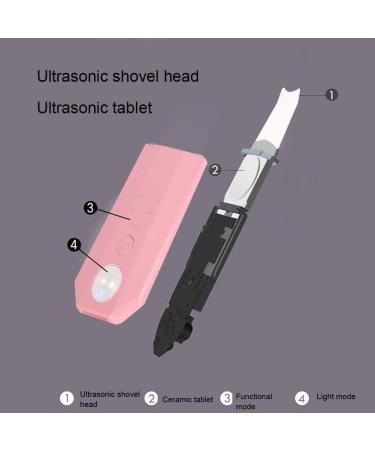 Ultrasound Skin Washer Facial Pore Cleaner | Dead Skin Shovel & Blackhead Remover | Red & Blue Light Therapy - Shop Now! - Buy Online on GoSupps.com