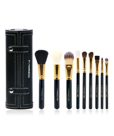Hot Spot High Version MA Cylinder Makeup Brush Set - 9-Piece Makeup Tools with Mirror Tube for Professional Application - Buy Online on GoSupps.com