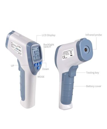 Aain A8837 Digital Non-Contact Forehead Thermometer - 10 pcs | Backlight LCD Screen with Date Memory | Baby & Adult Infrared Thermometer - Buy Online on GoSupps.com