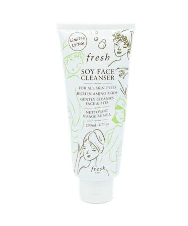 Fresh Soy Face Cleanser Limited Edition - Melt away makeup and toned skin - 6.7 oz