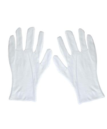 Beaupretty White Gloves 12 Pairs Factory Gloves White Cotton Gloves Work Lengthen Cotton Work Gloves - Buy Online on GoSupps.com