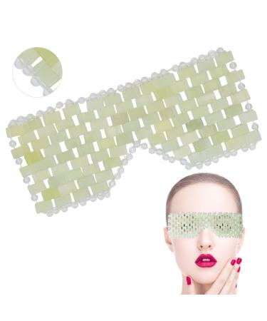 Jade Face Mask - Natural Jadestone Eye Mask for Swollen Eyes Wrinkle Relief & Dark Circle Elimination | Skin Care Tool - Buy Online on GoSupps.com