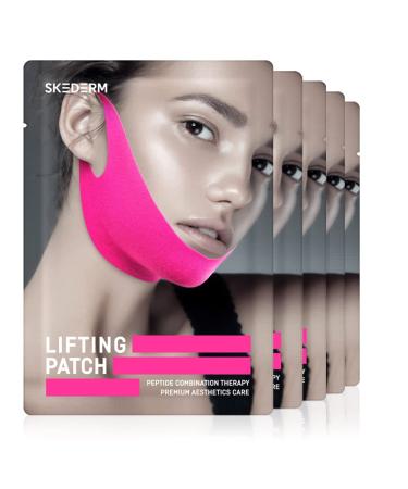 SKEDERM Lifting Patch Peptide | V Shaped Slimming Face Mask Double Chin Reducer V Line Lifting Mask