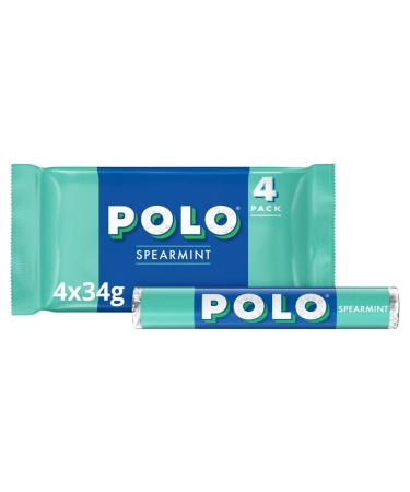 Polo Spearmint 4 Pack (4x34g) (6 Packs) Spearmint 6 Packs