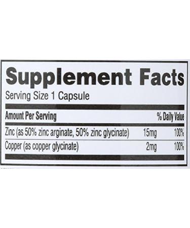 365 Everyday Value Chelated Zinc plus Copper 60 ct - Immune Support Supplement - Buy Online on GoSupps.com