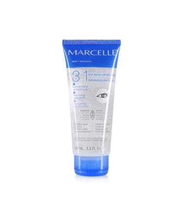 Marcelle 3-in-1 Micellar Gel Eye Makeup Remover, Hypoallergenic and Fragrance-Free, 3.3 fl oz