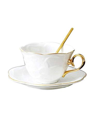 Phnom Penh in Elegant White Ceramic Cup Saucer Coffee Lunch Timpani Cup Home Kitchen Office