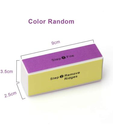 AHIER 10 pcs Colorful 4-Way Nail Buffer | Nail Art Shiner & Polisher Kit - Buy Online on GoSupps.com