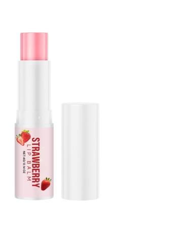Natural Strawberry Lip Balm Nourishing and Moisturizing | Moisturizing and Softening Lip Butter - For Women Men and Girls - Ideal for Winter Travel Parties Everyday Use Work and Birthdays