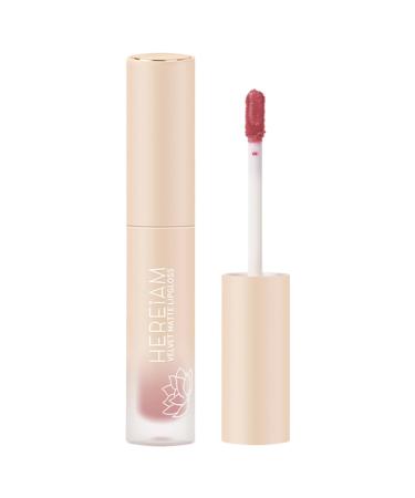 hhseyewell Small Lipstick Mist Velvet Lip Glaze Lipstick Velvet Easy To Color Lasting Soft Fog Morandi Color Lip Dew Is Not Easy To Fade Sweat Absorbing Lasting Glossy Gloss One Size B