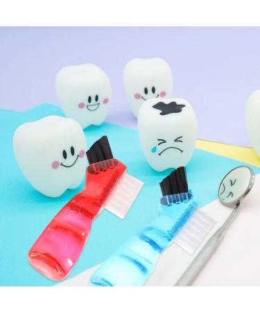 FOMIYES Denture Cleaning Brushes - 3pcs Hard Bristle Toothbrushes for False Teeth - Portable Double Sided Brush Heads for Effective Cleaning - Buy Online on GoSupps.com