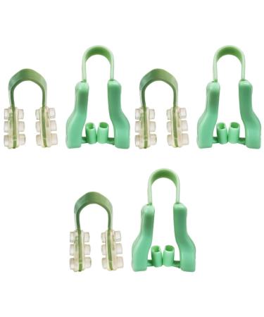 Hemoton 6 Sets Nose Clip Set Stop snoring Nose Clip snoring Nose Plugs Swim Nose Clip with Clip Silica Clip Beauty kit Night Nose Clips Daily use Product Lift Fitness