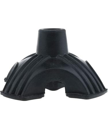 Pack of 2 Anti-Slip Quad Rubber Replacement Tip Base for Elderly Cane Walking Stick Crutches 7/8 Inches Family Present - Buy Online on GoSupps.com