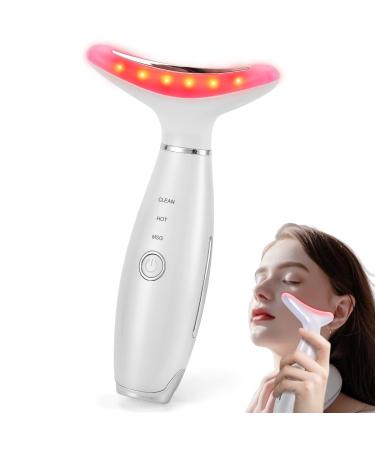 LATME Facial Massager Neck Face Massager Tool 3 Mode Massage with Heat Portable Beauty Instrument