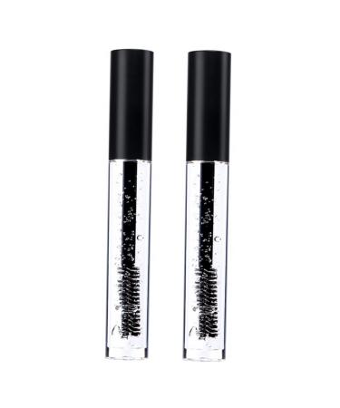 DOITOOL 4 Pcs Eyebrow Shaping Liquid Mascara Black Clear - Eyebrow Styling Gel Miss Repair Lotion Modeling 1 count (Pack of 1) Transparent Colorx2pcs