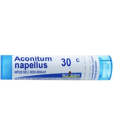 Boiron Aconitum Napellus 30C - Homeopathic Remedy Pellets (Approx 80) - Buy Online on GoSupps.com