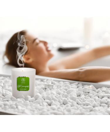 Aroma Candle Lemongrass - Vegan Soy Wax Aromatherapy Candle with Essential Oils - 45 Hour Burn Time - Perfect Candle Gift - Buy Online on GoSupps.com